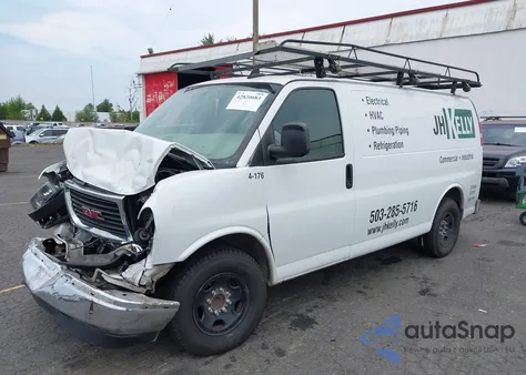 2020 GMC Savana Cargo Rwd 2500 Regular Wheelbase Work Van z USA, uszkodzony, nr VIN 1GTW7AFG8L1266686